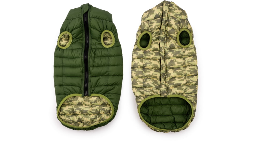 Winchester Pet Puffer Jacket, Camo Green, XL, WP-PJ-CMOGRN-XL-1