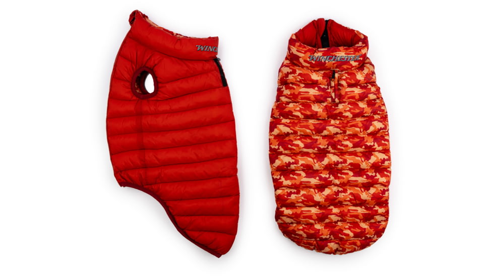 Winchester Pet Puffer Jacket, Camo Red, XXL, WP-PJ-CMORD-XXL-1