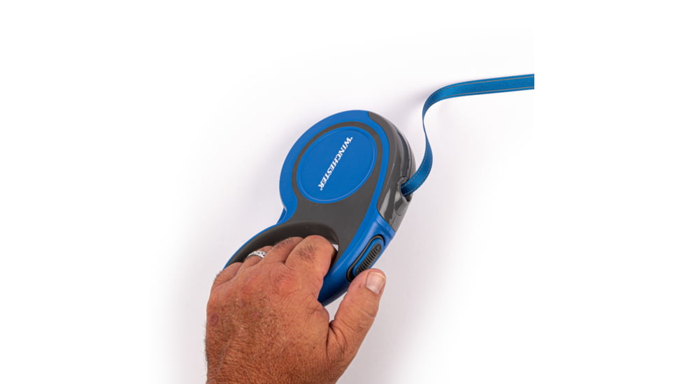 Winchester Pet Retractable Leash, Blue, L, WP-RL-BLU-L-1