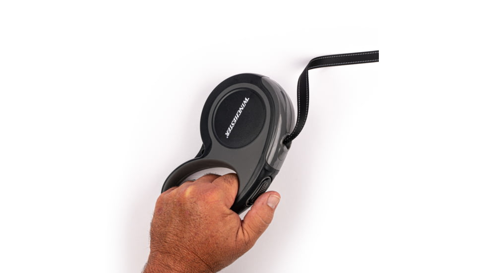 Winchester Pet Retractable Leash, Grey, L, WP-RL-GRY-L-1