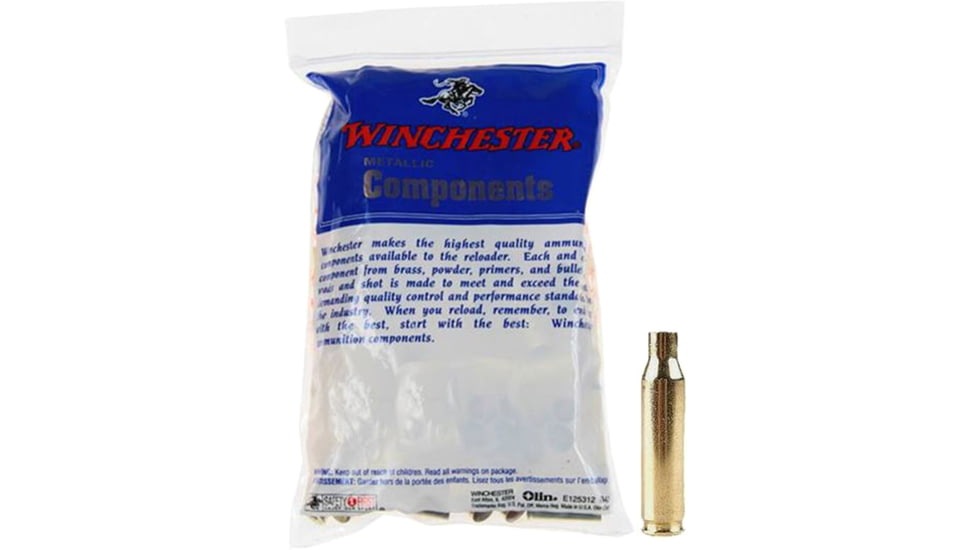 Winchester Rifle Brass, .223 Remington, Unprimed, 100/Pack, WSC223RU