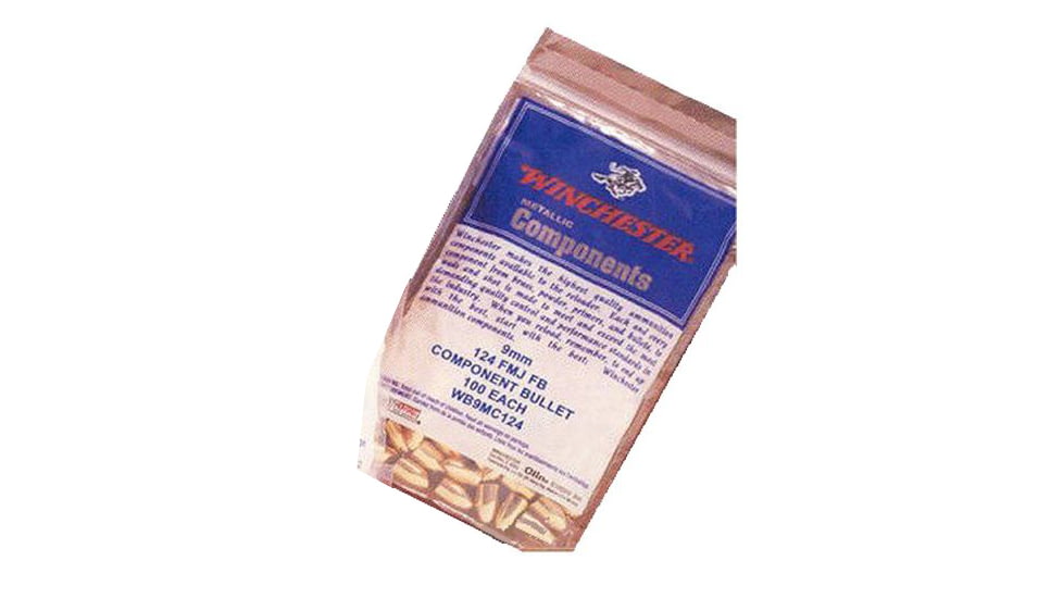 Winchester Rifle Bullets, .30 Caliber, .308 Diameter, Open Tip, 125 grain, 100 Rounds, WBR30125