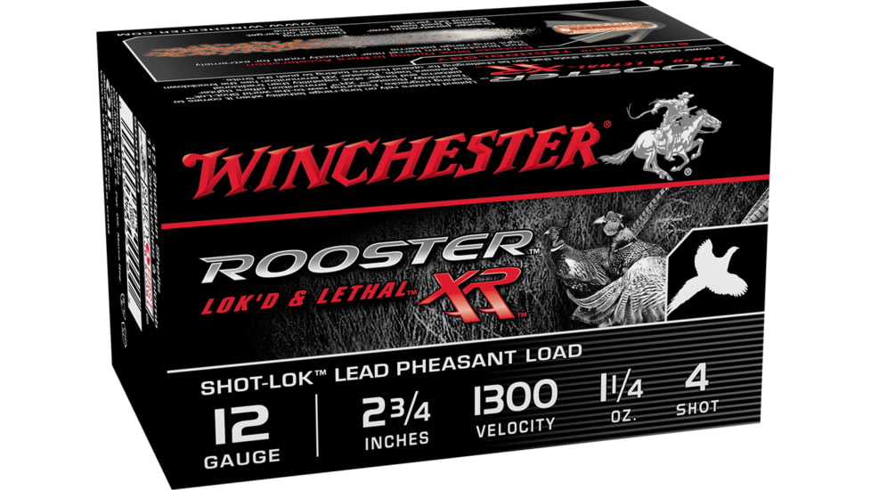 Winchester ROOSTER XR 12 Gauge 1 1/4 oz 2.75in Centerfire Shotgun Ammo, 15 Rounds, SRXR124