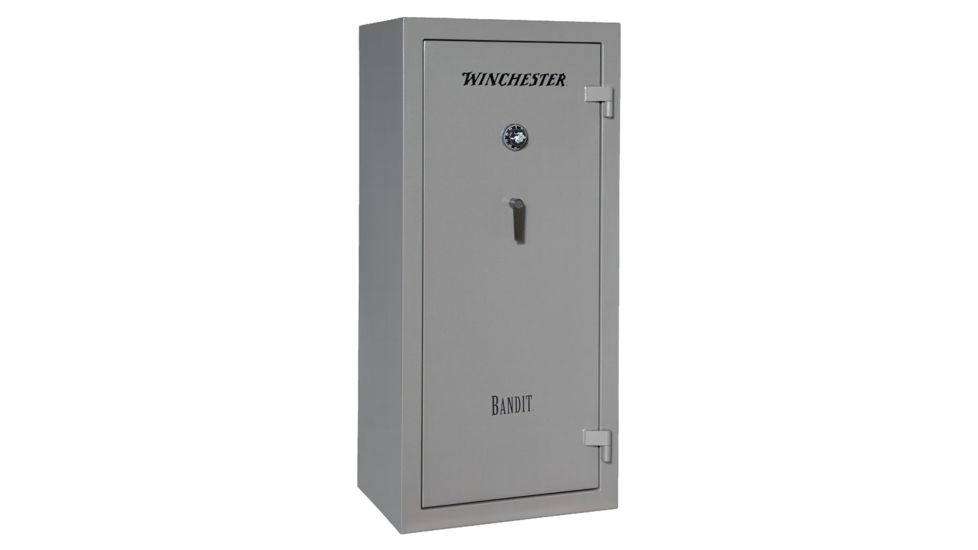 Winchester Safes Bandit 19, 24 Gun Safe, 45 Min Fire Rating, U.L. Listed Mechanical Lock, Gunmetal Gray, 19.4 cu. Ft, B-6028F1-19-10M