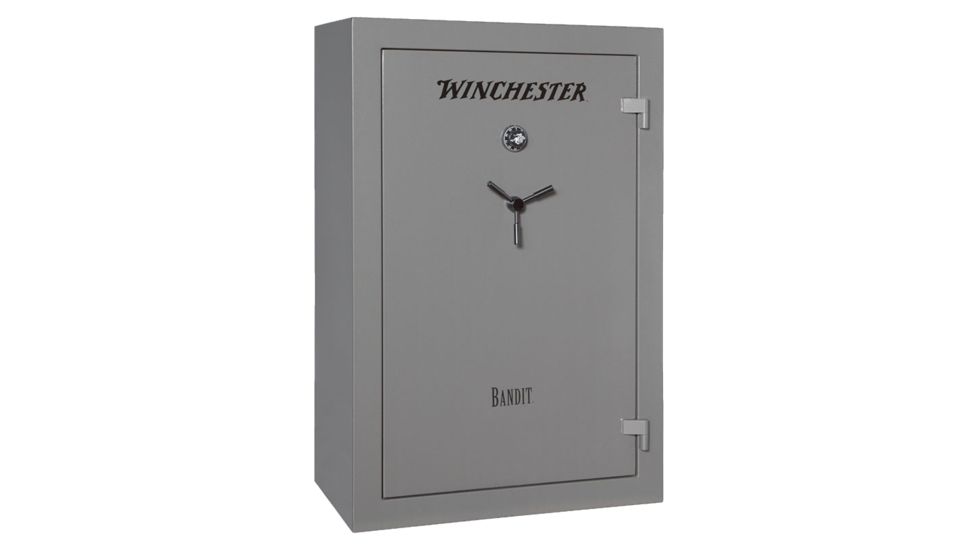 Winchester Safes Bandit 31, 38 Gun Safe, 45 Min Fire Rating, U.L. Listed Mechanical Lock, Gunmetal Gray, 30.5 cu Ft., B-6040F1-31-10M