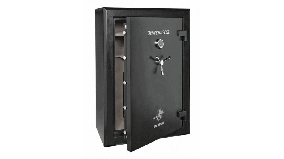 Winchester Safes Big Daddy 36 Gun Safe,Mechanical Lock,Black BD26042367M