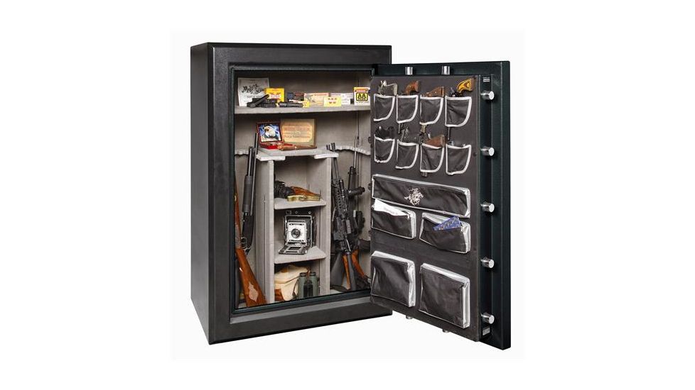 Winchester Safes Big Daddy 36 Gun Safe,Mechanical Lock,Black BD26042367M