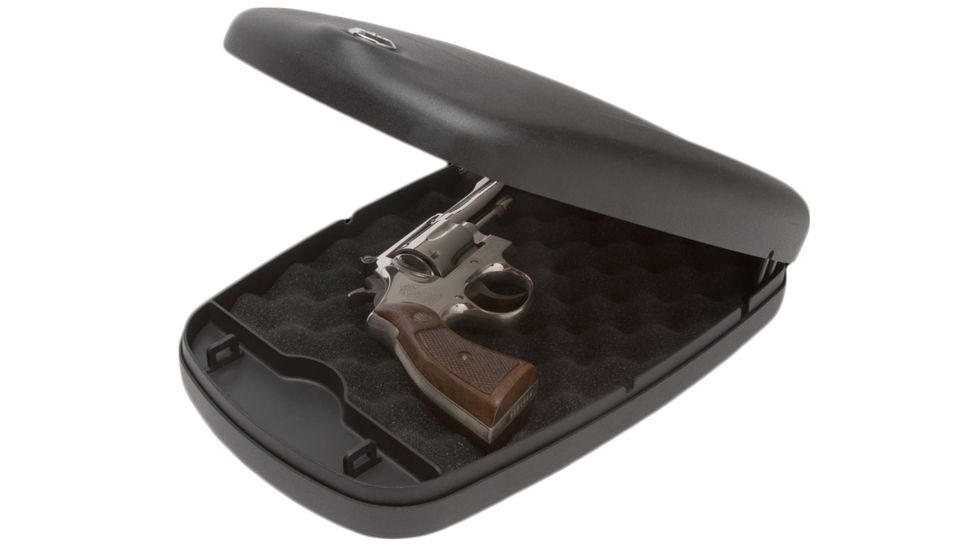 Winchester Safes Defender by Keylock Handgun Safe, Flat Black, 1 gun capacity, D-KL-HS-9