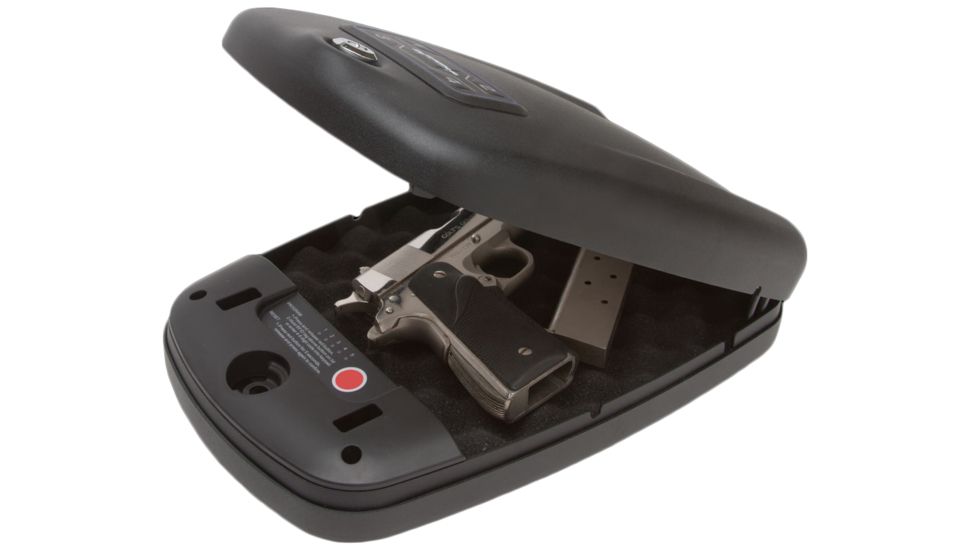 Winchester Safes Defender by RFiD Handgun Safe, Flat Black, 1 gun capacity, D-RF-HS-9