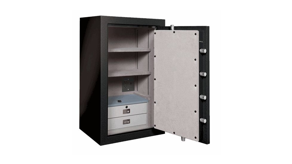 Winchester Safes Home And Office 12 Gun Safe,Mechanical Lock,Black H4226P127M