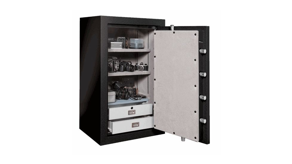 Winchester Safes Home And Office 12 Gun Safe,Mechanical Lock,Black H4226P127M