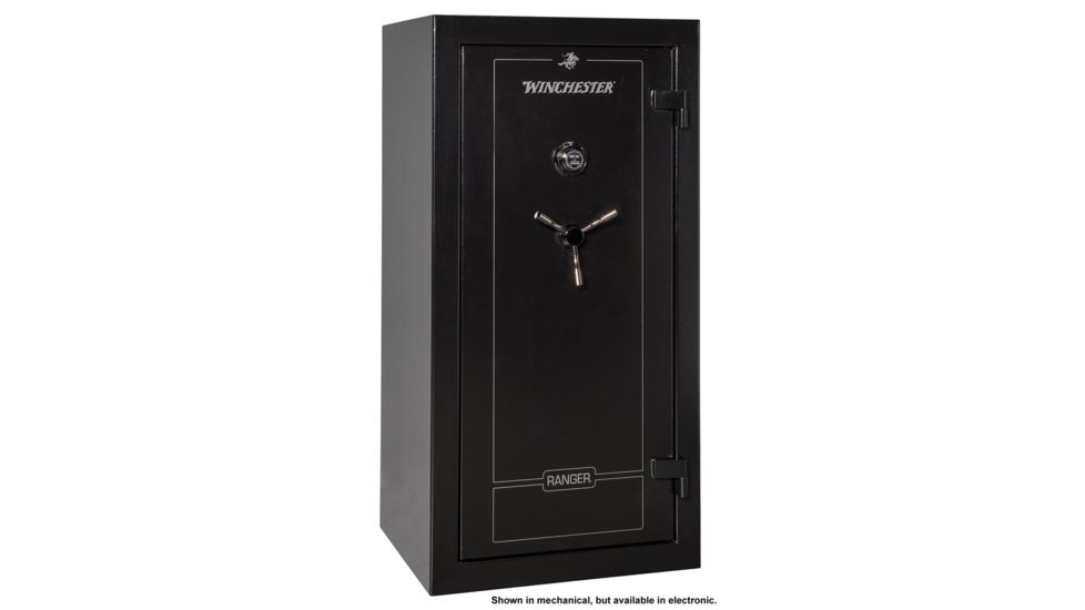 Winchester Safes Ranger 26, 28 Gun Safe, 60 Min Fire Rating, Electronic Lock, Black, R5930267E
