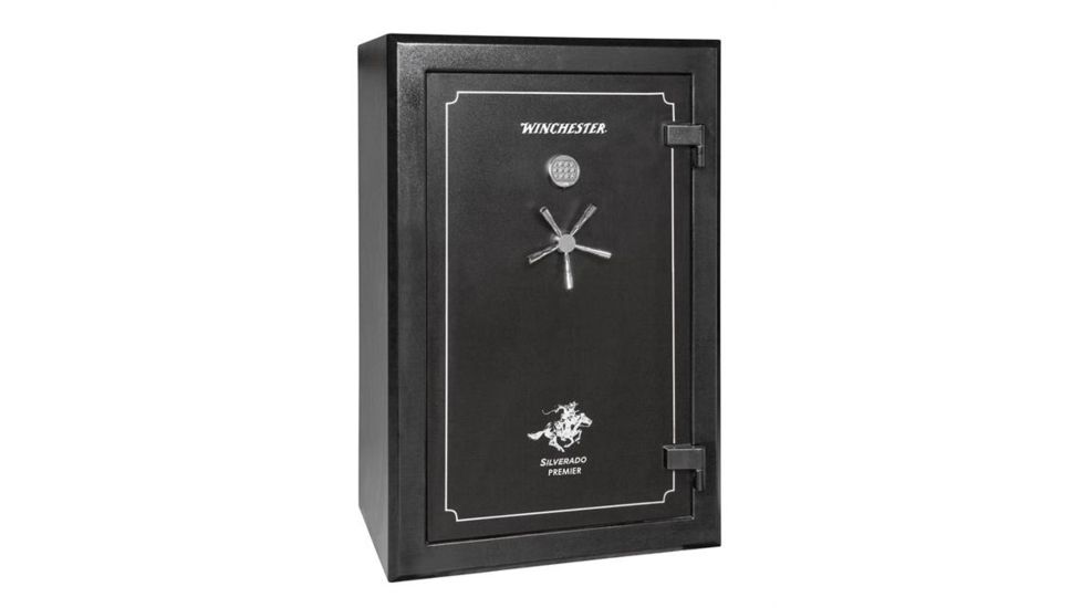 Winchester Safes Silverado 38 Gun Safe,Mechanical Lock,Black S6040387M