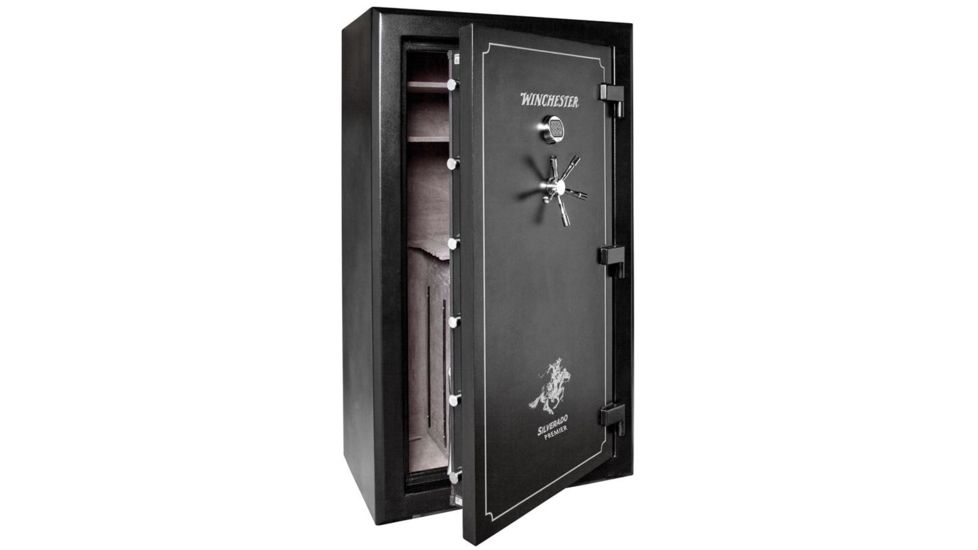 Winchester Safes Silverado 49 Gun Safe,Mechanical Lock,Black S7242497M