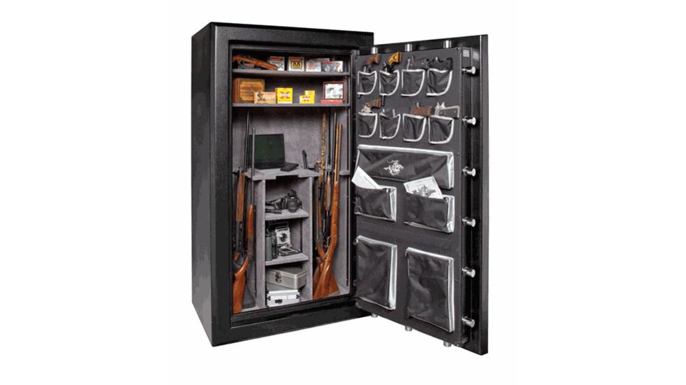 Winchester Safes Silverado 49 Gun Safe,Mechanical Lock,Black S7242497M