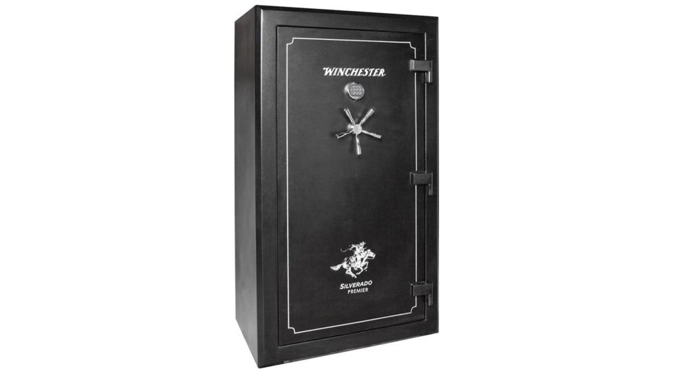 Winchester Safes Silverado 49 Gun Safe,Mechanical Lock,Black S7242497M