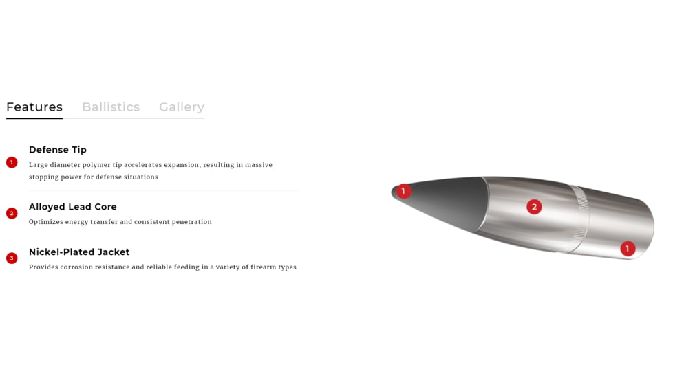 Winchester Silvertip Centerfire .300 Blackout 150 Grain Defense Tip NPJ Rifle Ammo, 20 Round, W300ST