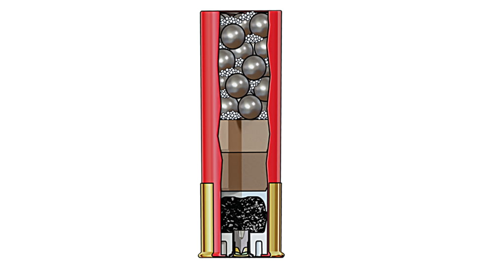 Winchester Super-X 12ga. 2.75in 1250fps. 1bk 16-pellets Shotgun Ammo, 25 Rounds, XB121VP25