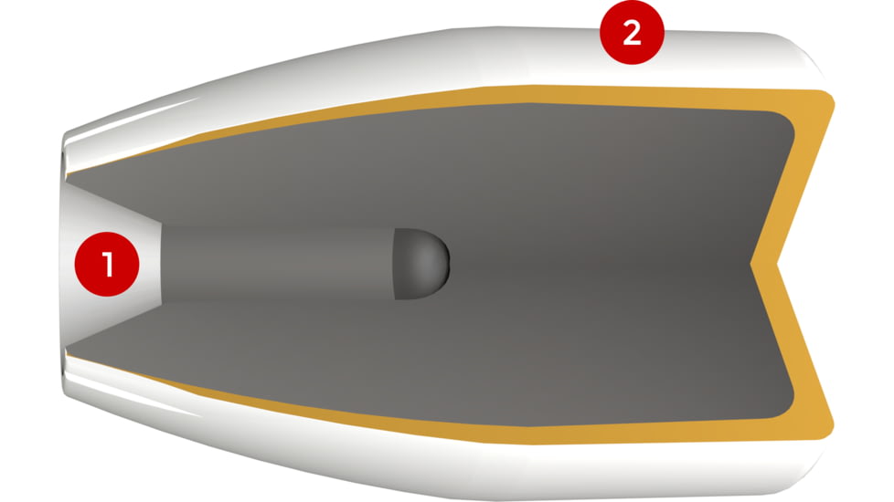 Winchester Super-X .44 Remington Magnum 210 Grain Silvertip Jacketed Hollow Point Centerfire Pistol Ammo, 20 Rounds, W44MST