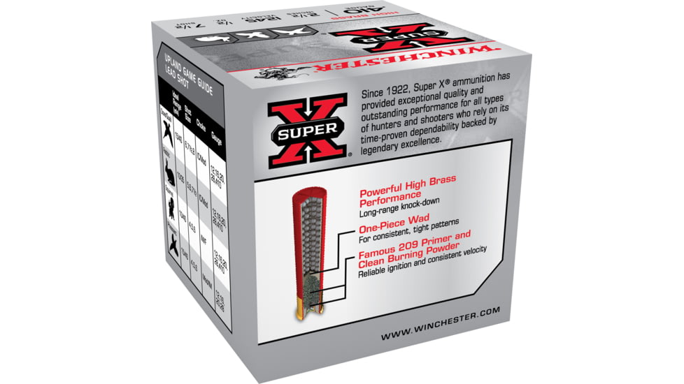 Winchester Super-X Handgun .40 S&amp;W 155 grain Silvertip Jacketed Hollow Point Centerfire Pistol Ammo, 50 Rounds, X40SWSTHP