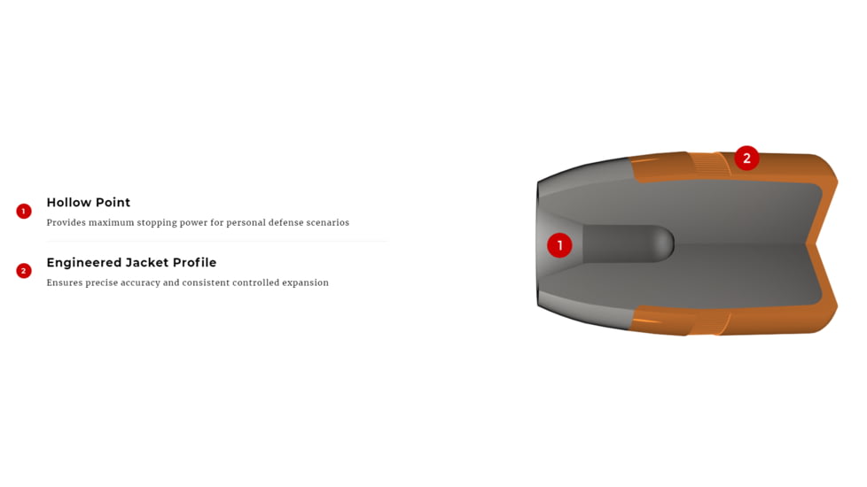 Winchester Super-X Handgun Ammo, .357 Magnum, Jacketed Hollow Point, 125 grain, 50 Rounds, X3576P