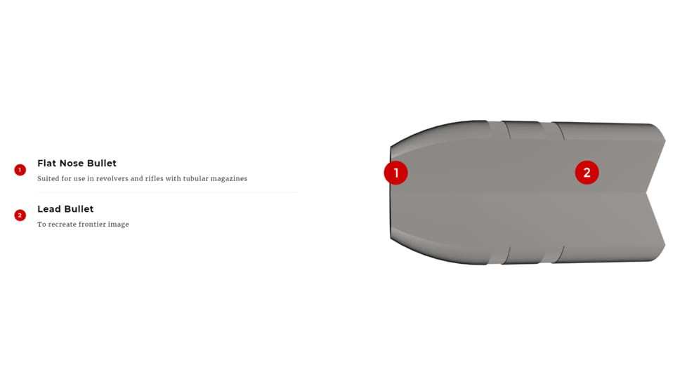Winchester Super-X Handgun Ammo, .38 Special, Cowboy Action Lead Flat Nose, 158 grain, 50 Rounds, USA38CB