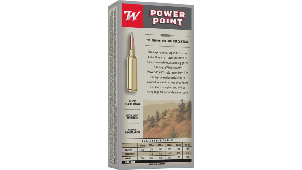 Winchester Super-X RIFLE .300 Winchester Short Magnum 180 grain Power-Point Brass Cased Centerfire Rifle Ammo, 20 Rounds, X300WSM