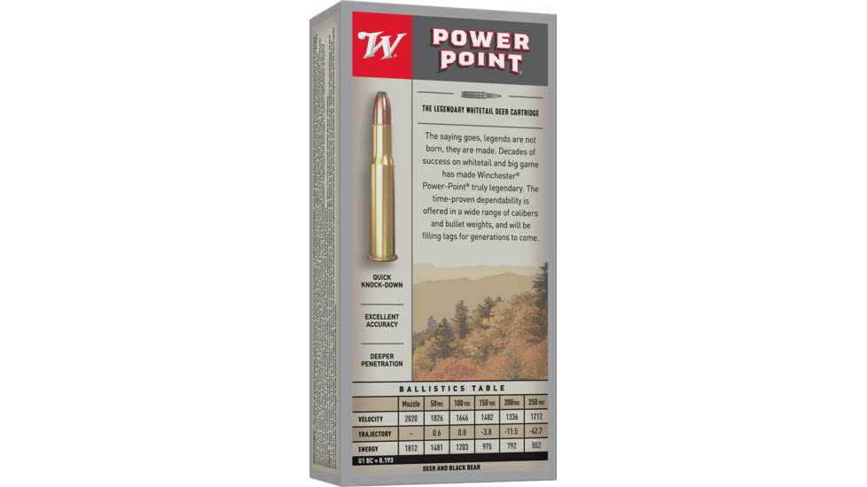 Winchester Super-X RIFLE .35 Remington 200 grain Power-Point Centerfire Rifle Ammo, 20 Rounds, X35R1