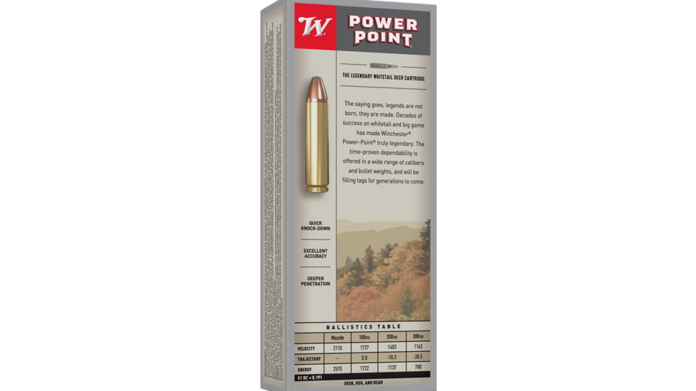 Winchester Super-X RIFLE .450 Bushmaster 260 grain Power-Point Centerfire Rifle Ammo, 20 Rounds, X4501