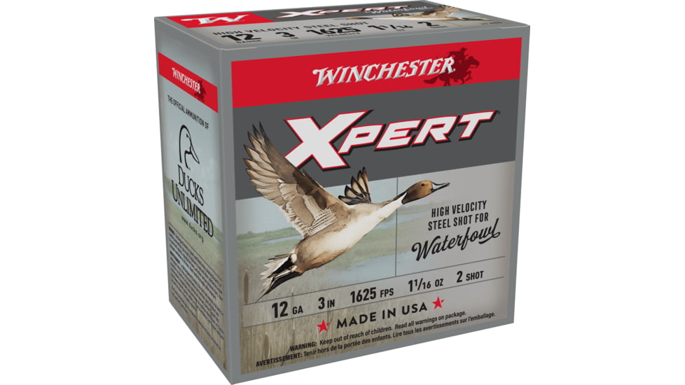 Winchester Super-X Shotshell 12 Gauge 1 1/16 oz 3in Centerfire Shotgun Ammo, 25 Rounds, WEX123M2