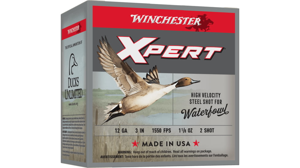 Winchester Super-X Shotshell 12 Gauge 1 1/8 oz 3in Centerfire Shotgun Ammo, 25 Rounds, WEX1232
