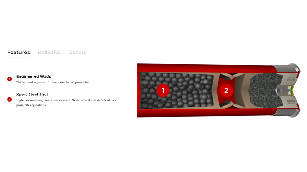 Winchester Super-X Shotshell 16 Gauge 15/16 oz 2.75" Centerfire Shotgun Ammo, 25 Round, WE16GT6