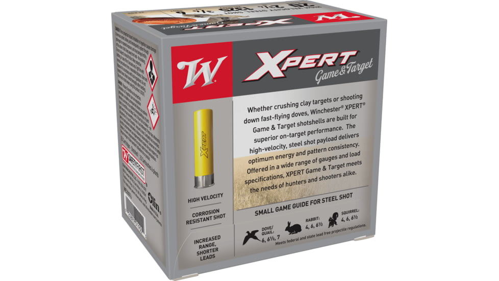 Winchester Super-X Shotshell 20 Gauge 3/4 oz 2.75in Centerfire Shotgun Ammo, 25 Rounds, WE20GT6
