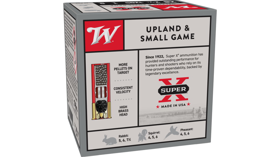 Winchester Super-X Shotshell 28 Gauge 1 oz 2.75in Centerfire Shotgun Ammo, 25 Rounds, X28H5