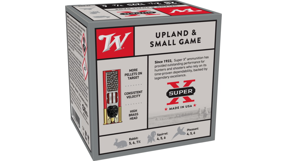 Winchester Super-X Shotshell 28 Gauge 3/4 oz 2.75in Centerfire Shotgun Ammo, 25 Rounds, X286