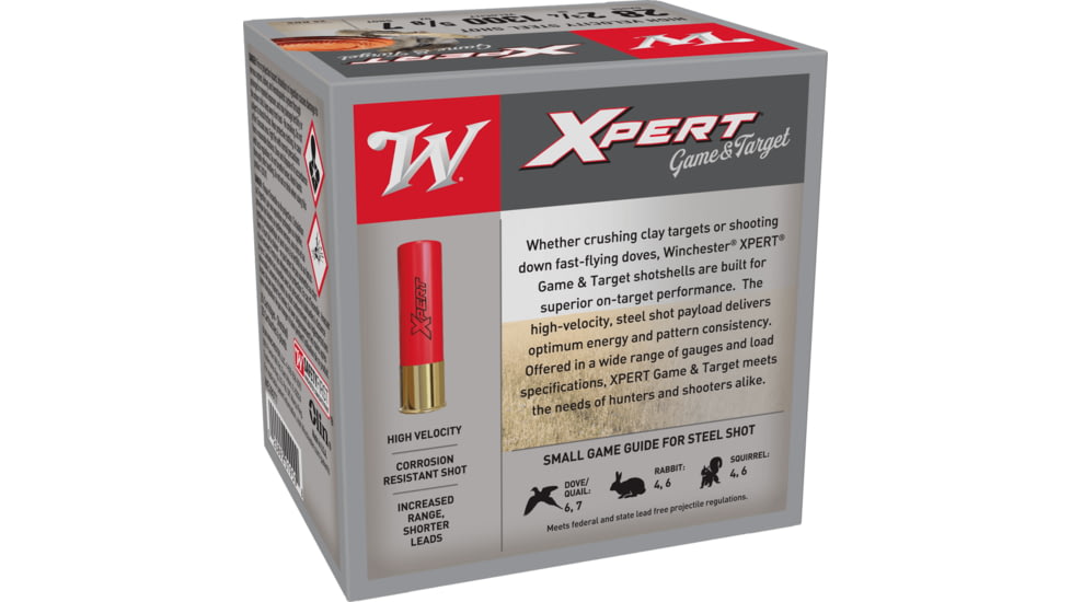 Winchester Super-X Shotshell 28 Gauge 5/8 oz 2.75in Centerfire Shotgun Ammo, 25 Rounds, WE28GT7