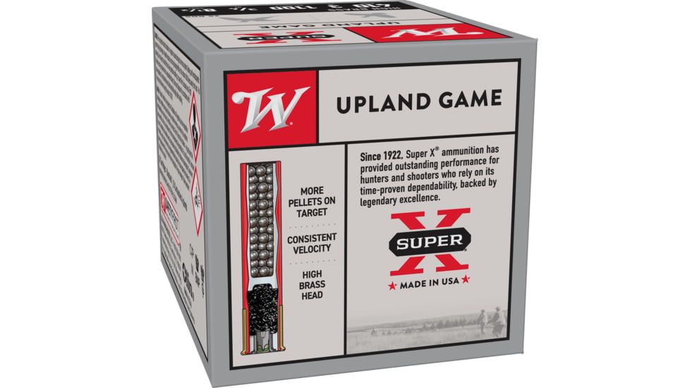 Winchester Super-X Shotshell 410 Bore 3/4 oz 3in Centerfire Shotgun Ammo, 25 Rounds, X413H85