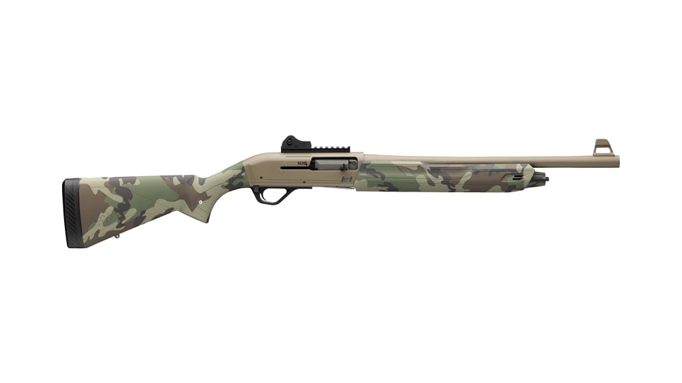 Winchester SX4 Defender 3in Field Semi-Auto Shotgun, 12 Gauge, 18.5in BBL, Synthetic Stock, FDE, 511320395