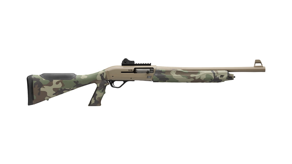 Winchester SX4 Ext Defender 3in Field Semi-Auto Shotgun, 12 Gauge, 18.5in BBL, Synthetic Stock, FDE, 511321395