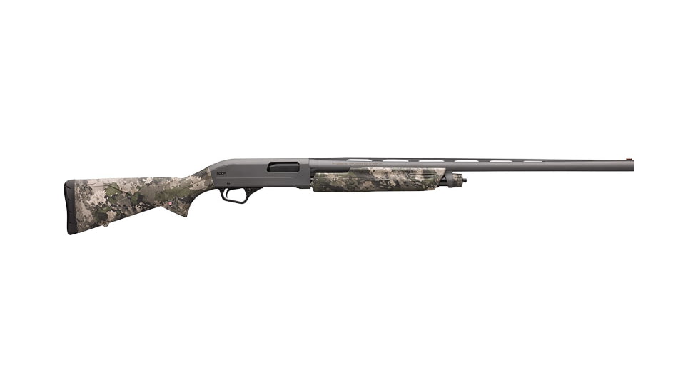 Winchester SXP Hybrid 3in Field Pump Shotgun, 12 Gauge, 28in BBL, Synthetic True Timber Vsx Stock, Grey, 512447392