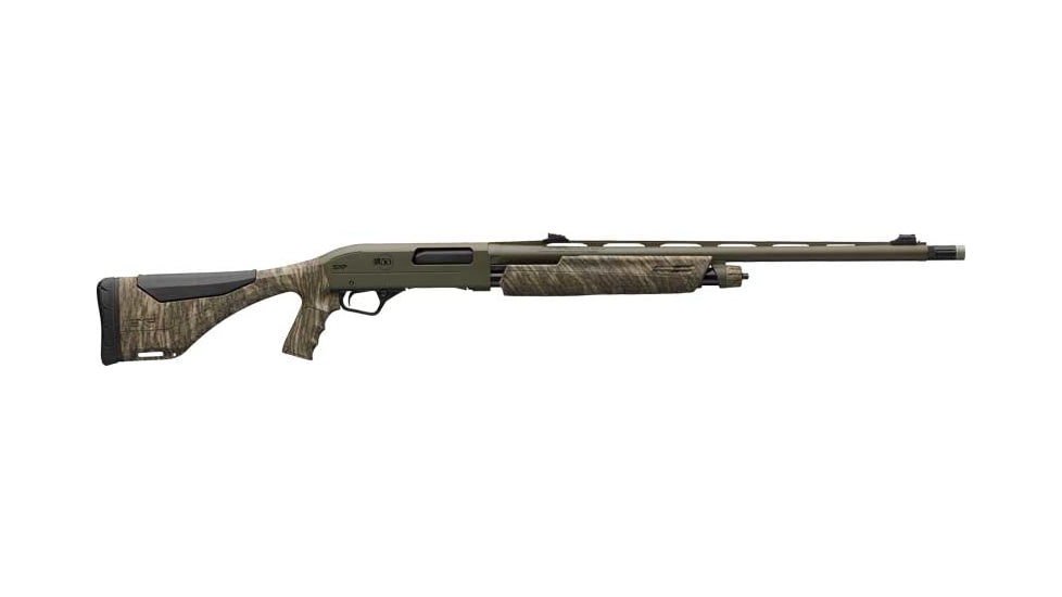 Winchester SXP Long Beard 3.5in Tactical Pump Shotgun, 12 Gauge, 24in BBL, Synthetic Od Green/Bottomland Stock, Camo, 512454290