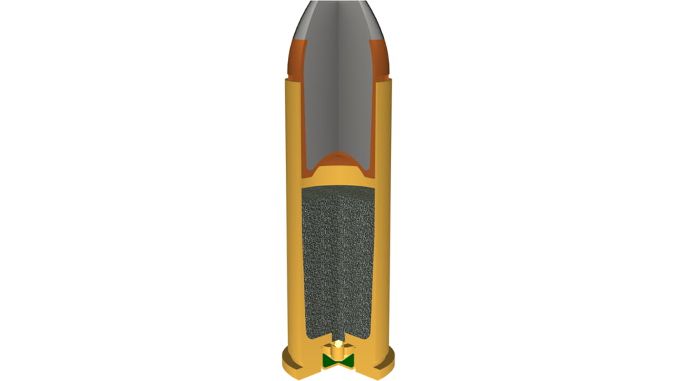 Winchester USA Handgun .44 Magnum 240 grain Jacketed Soft Point Brass Cased Centerfire Pistol Ammo, 50 Rounds, Q4240