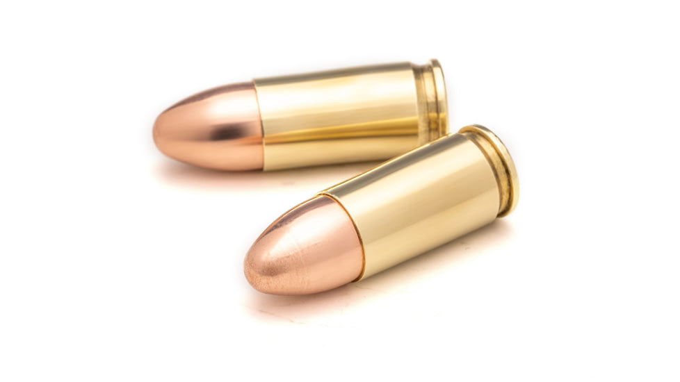 Winchester USA Handgun 9 mm Luger 124 grain Full Metal Jacket Centerfire Pistol Ammo, 150 Rounds, USA9NATO