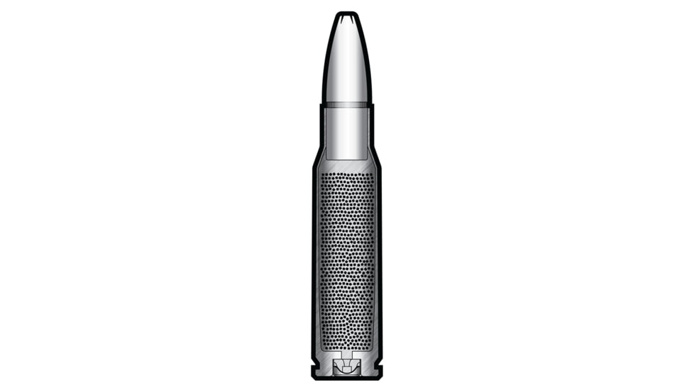 Winchester USA READY .308 Winchester 168 grain Open Tip Centerfire Rifle Ammo, 20 Rounds, RED308