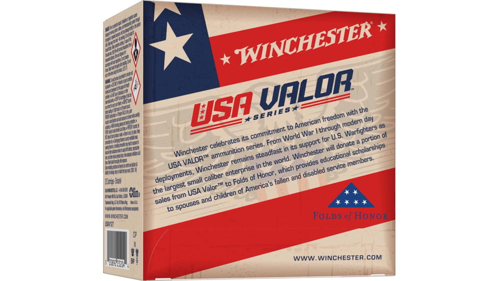 Winchester USA VALOR 12 Gauge 1-1/8oz, 2.75in, 7.5 Shot Size, Shotgun Ammo, 25 Rounds, USAV127