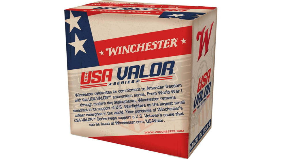 Winchester USA Valor 12 Gauge 2.75in 00 Buck Centerfire Shotgun Buckshot Ammo, 25 Rounds, USA1200VP