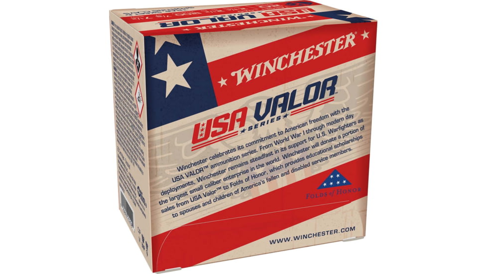 Winchester USA VALOR 20 Gauge 7/8oz, 2.75in, 7.5 Shot Size, Shotgun Ammo, 25 Rounds, USAV207