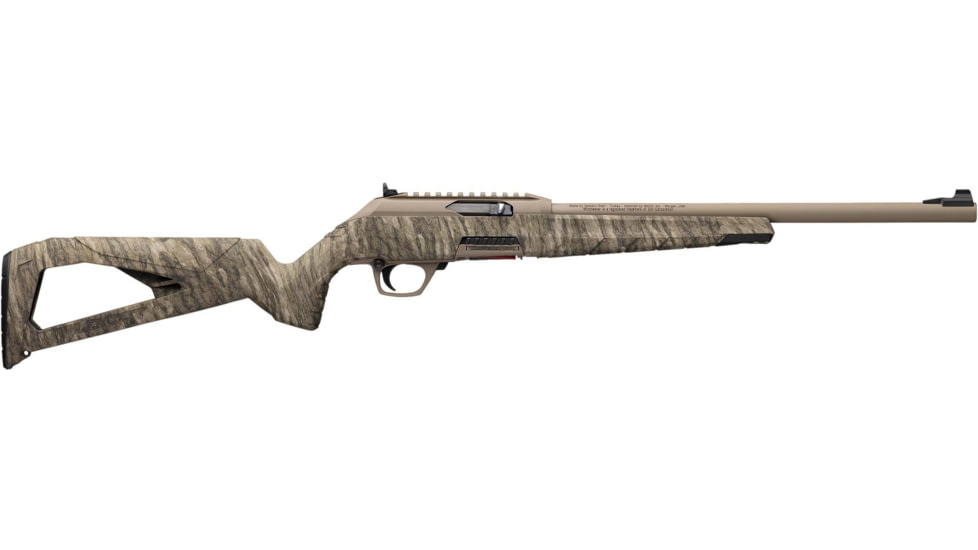 Winchester Wildcat Semi-Auto Rifle, .22 Long Rifle, 18in Barrel, 1-16, Synthetic MO Bottomland Stock, FDE, 521163102-FRRMPG