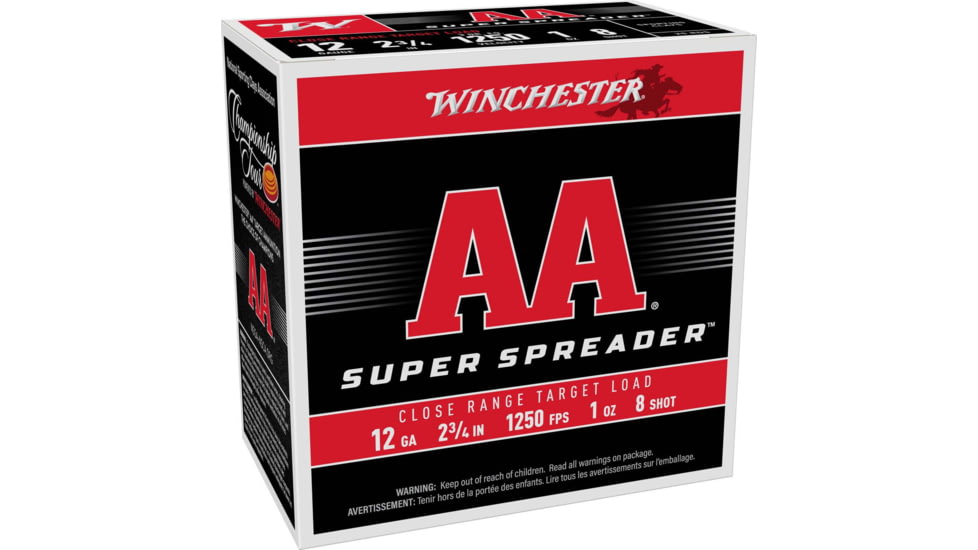 WIN AAS12L8 12G 2-3/4 #8 AA SPREADER 1 25/10