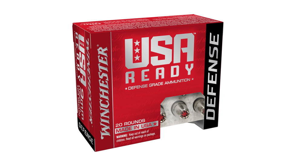 Winchester Win Ammo Usa Ready 9 mm+p 124gr. Jhp 20-pack